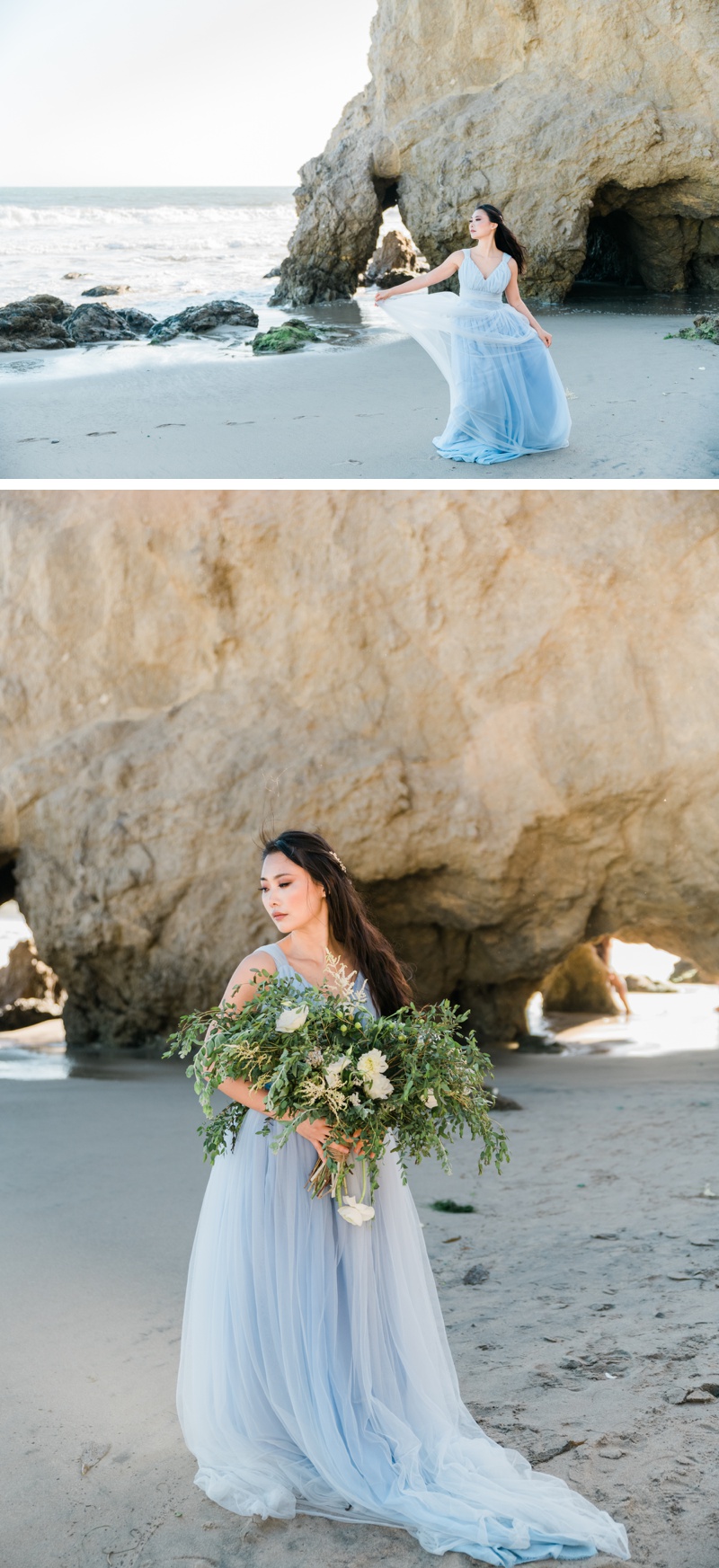 Seaside Bridals in Malibu Destination Wedding Photographer | White Orchid Photography