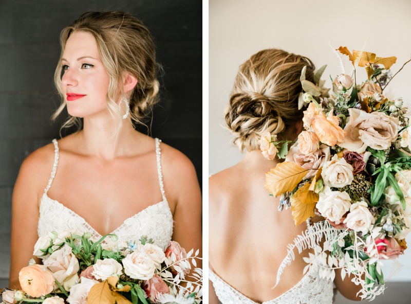 Bright Lip Color Wedding Makup by Brite Beauty, White Orchid Photography
