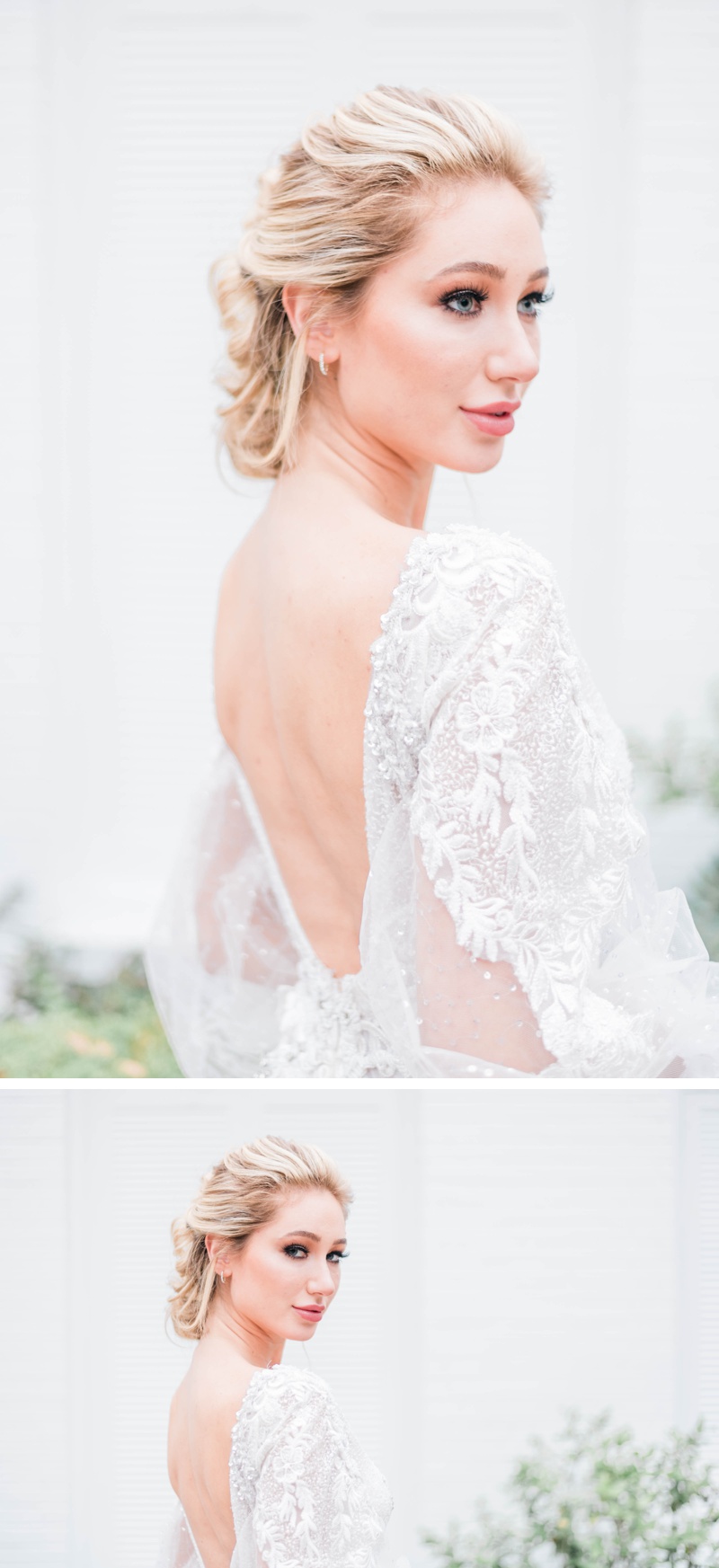 Loose, Romantic Bridal Hairstyles by Brite Beauty