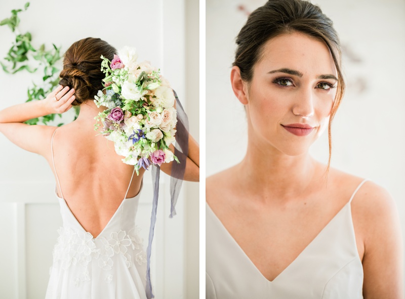 Natural Wedding Makeup Inspiration, Brite Beauty and White Orchid Photography