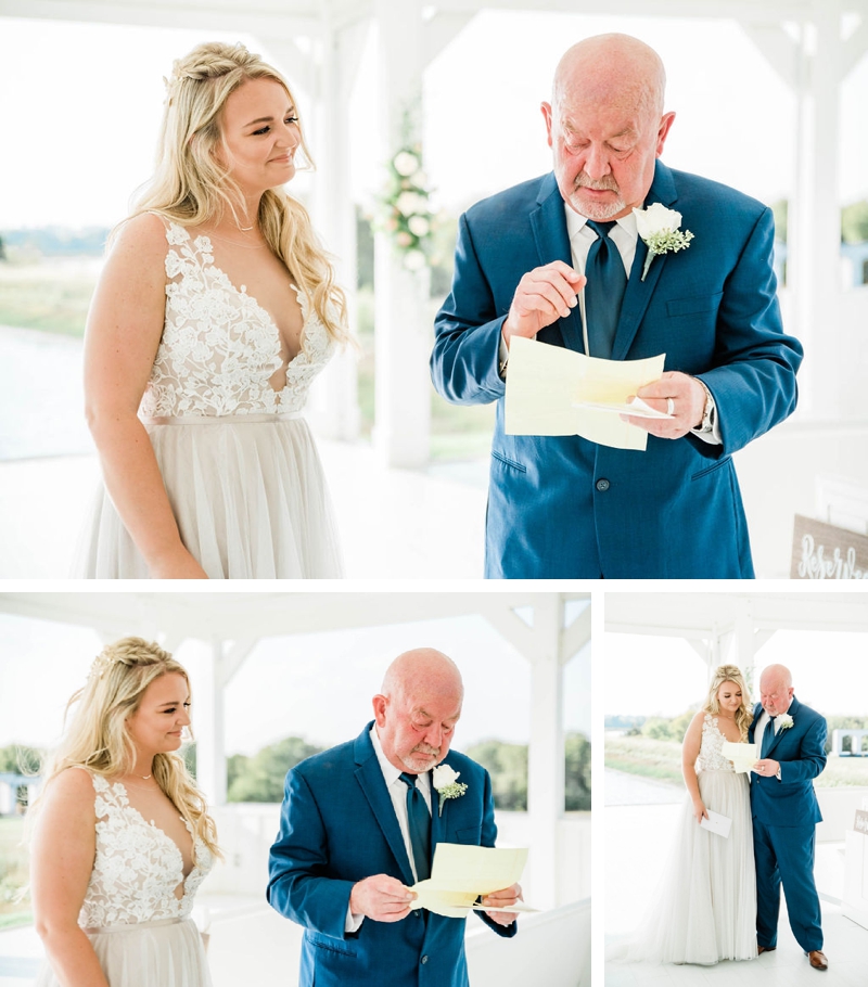 First look with dad at the Grand Ivory in Dallas, Texas | White Orchid Photography