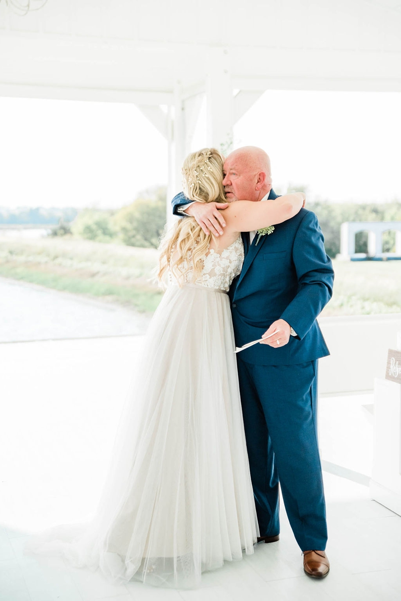 First look with dad at the Grand Ivory in Dallas, Texas | White Orchid Photography