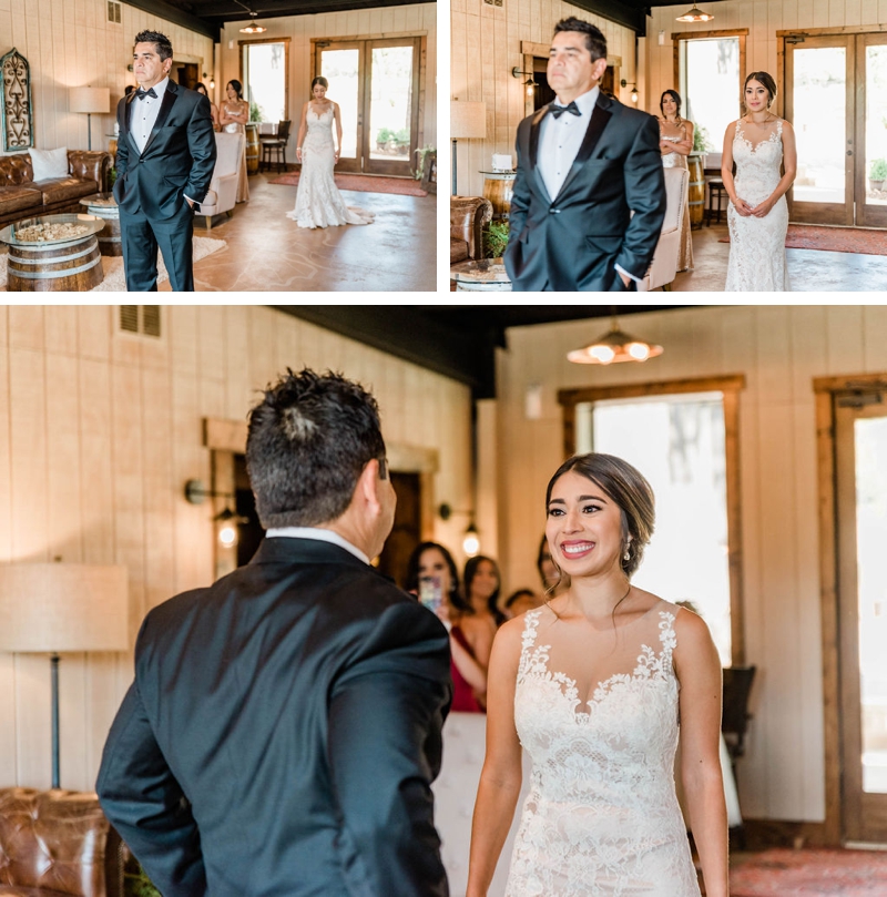 Why you should do a first look with dad | White Orchid Photography - Dallas Wedding Photographer