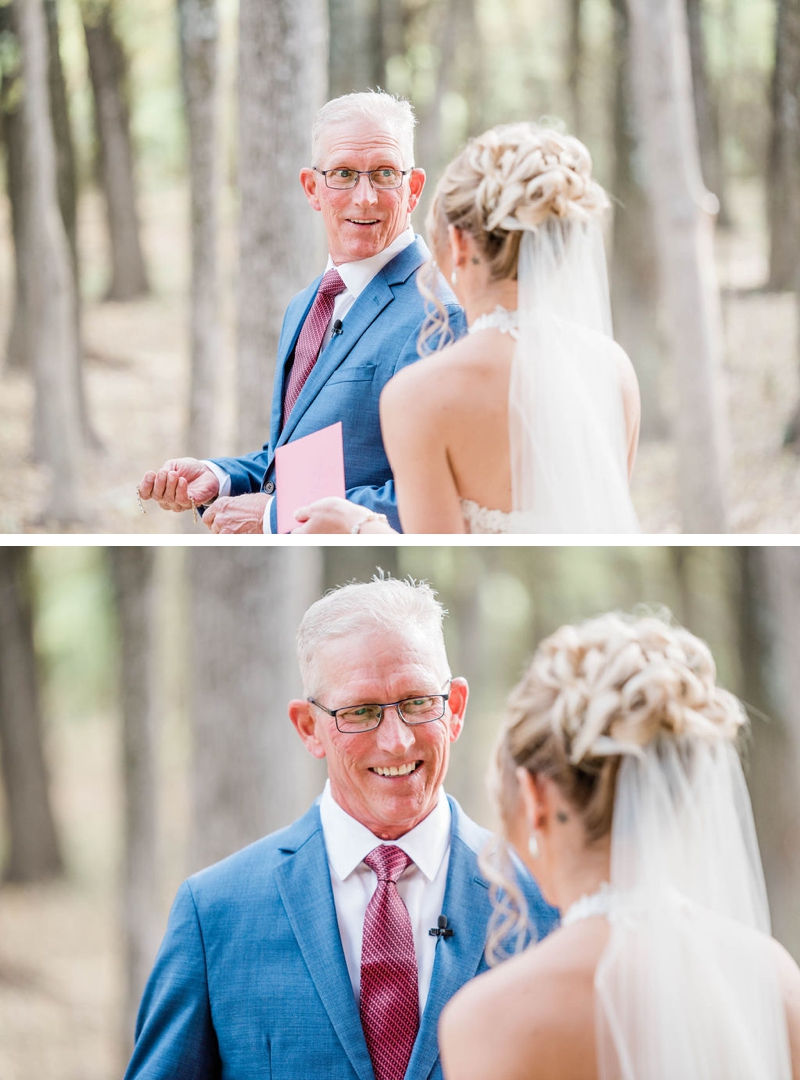 Why I love daughter father fist looks | White Orchid Photography - Dallas Wedding Photographer