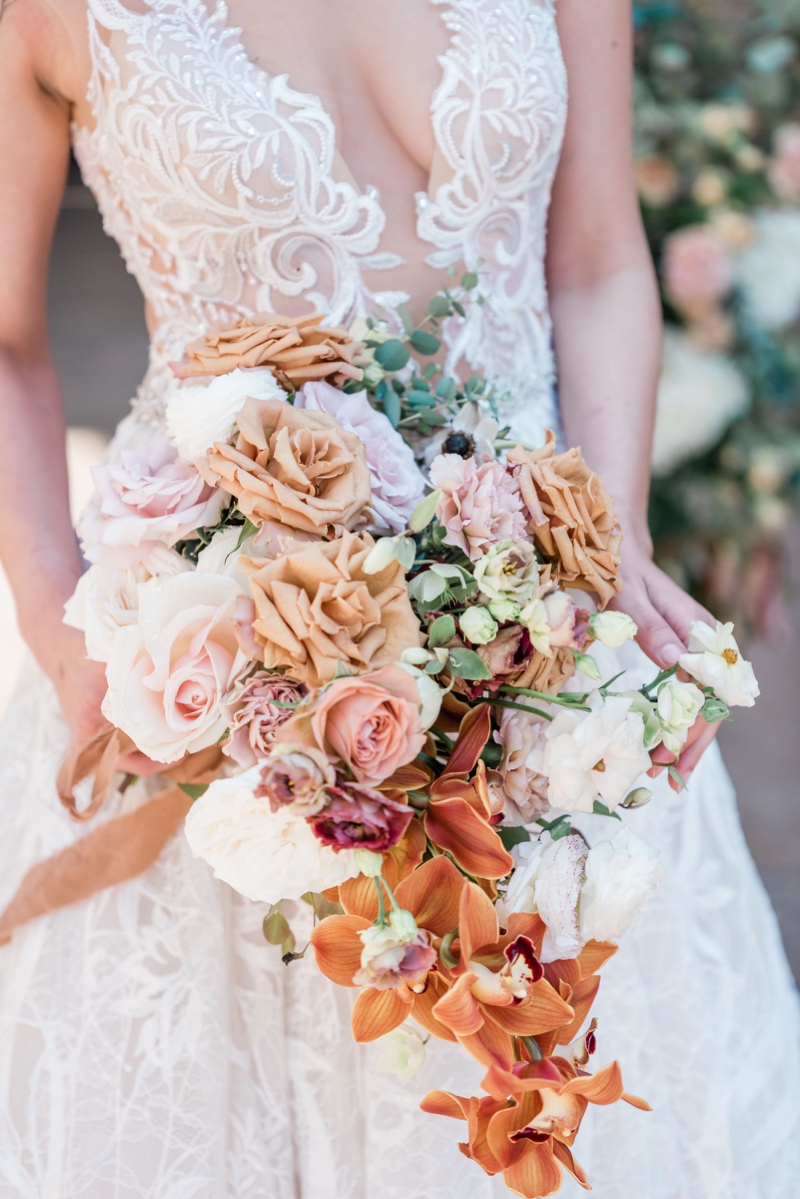 Blush pink and peach wedding inspiration and details