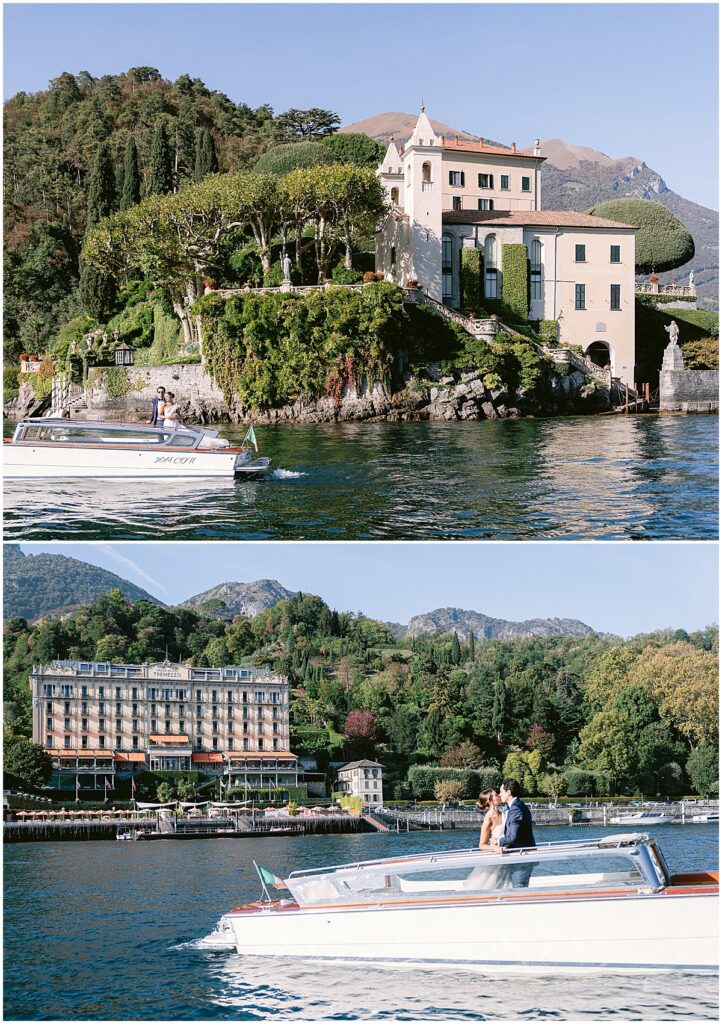Scenery of the Grand Hotel Tremezzo at Lake Como